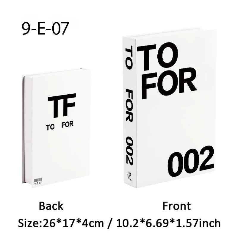Paris Fashion Black & White Decorative Fake Books – Coffee Table Decor