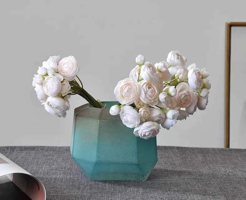 Elegant Silk Lotus Bouquet – 6-Head Artificial Flowers for Weddings & Decor