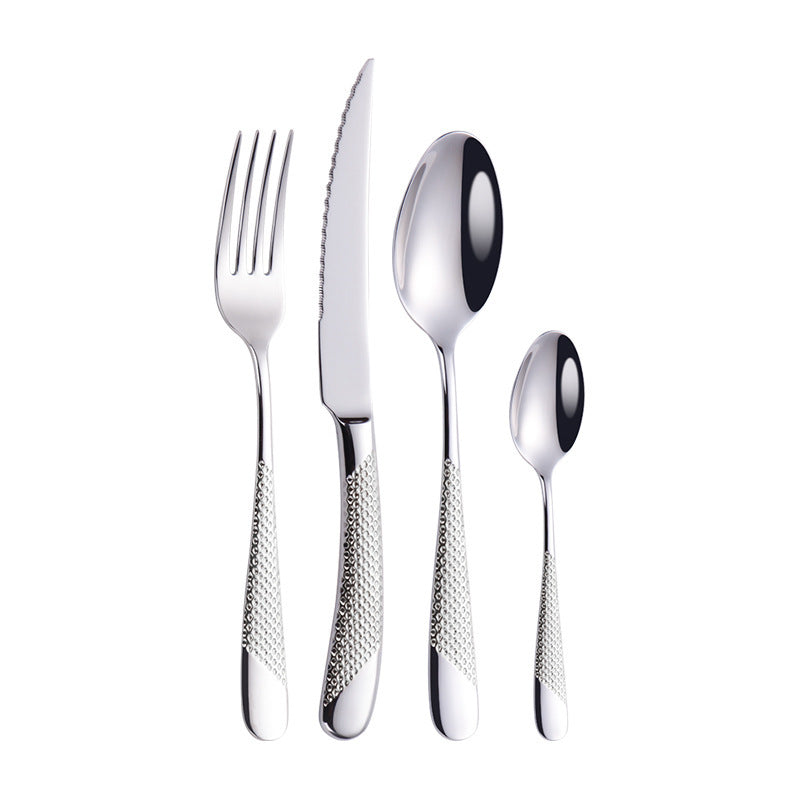 Modern Stainless Steel Cutlery Set – Minimalist Northern European Style