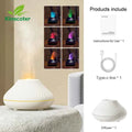 Volcanic Aroma Diffuser - Portable USB Humidifier & Night Light