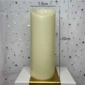 Flameless LED Flickering Tea Light Candles - Battery Powered Christmas Decor