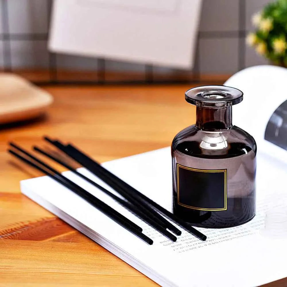 Fragrance Decoration Rattan Sticks Purifying Air Aroma Diffuser Set Aromatherapy Living Room Office No Fire Essential Oil 50ml