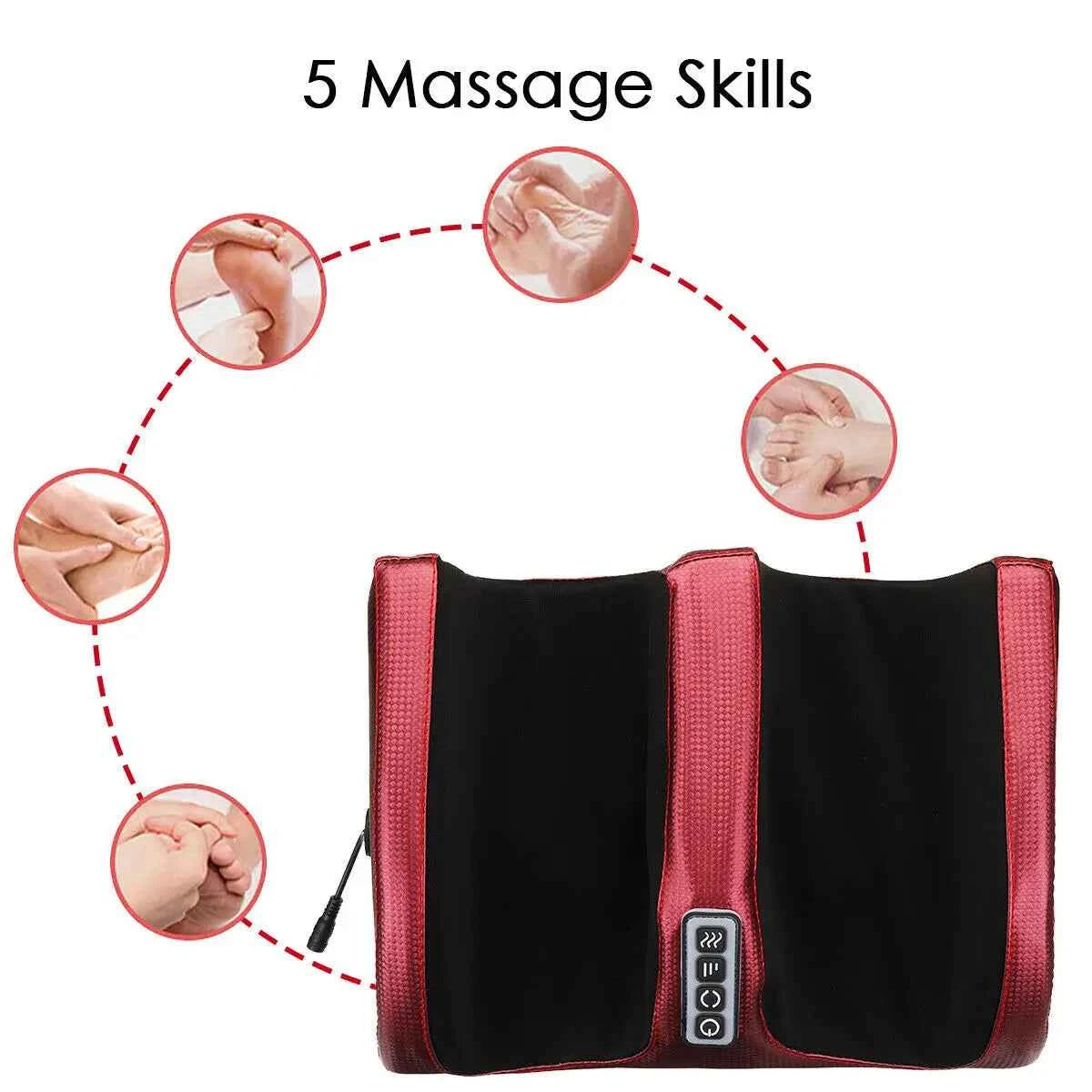 Shiatsu Foot Massage Machine with Heating Therapy – Relaxation for Feet & Legs