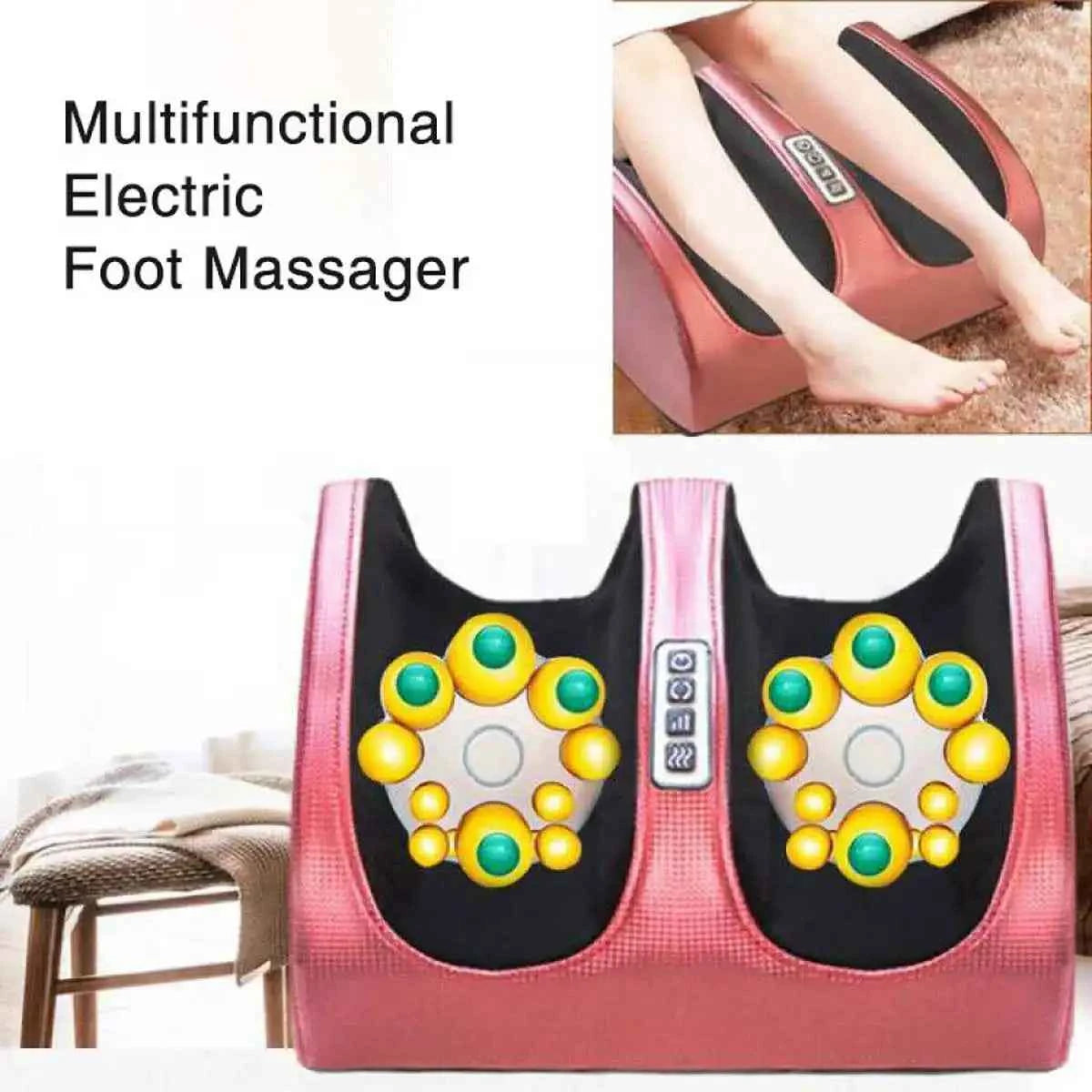 Shiatsu Foot Massage Machine with Heating Therapy – Relaxation for Feet & Legs