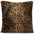 Leopard Animal Pattern Velvet Cushion Cover – Soft Decorative Pillowcase