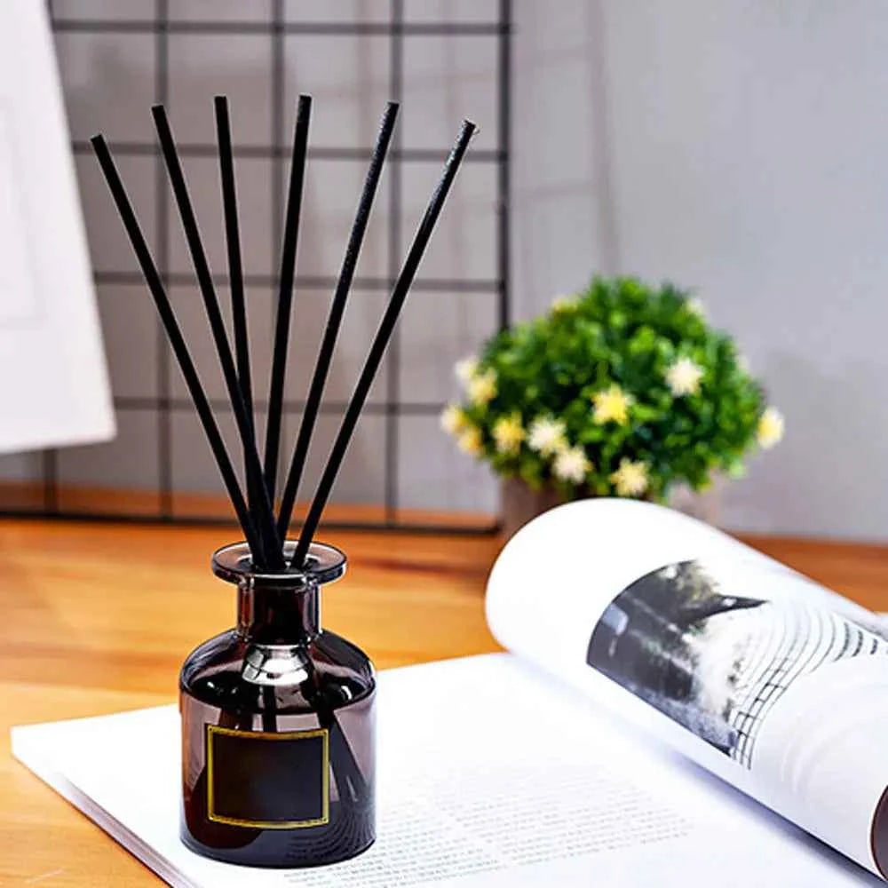 Fragrance Decoration Rattan Sticks Purifying Air Aroma Diffuser Set Aromatherapy Living Room Office No Fire Essential Oil 50ml