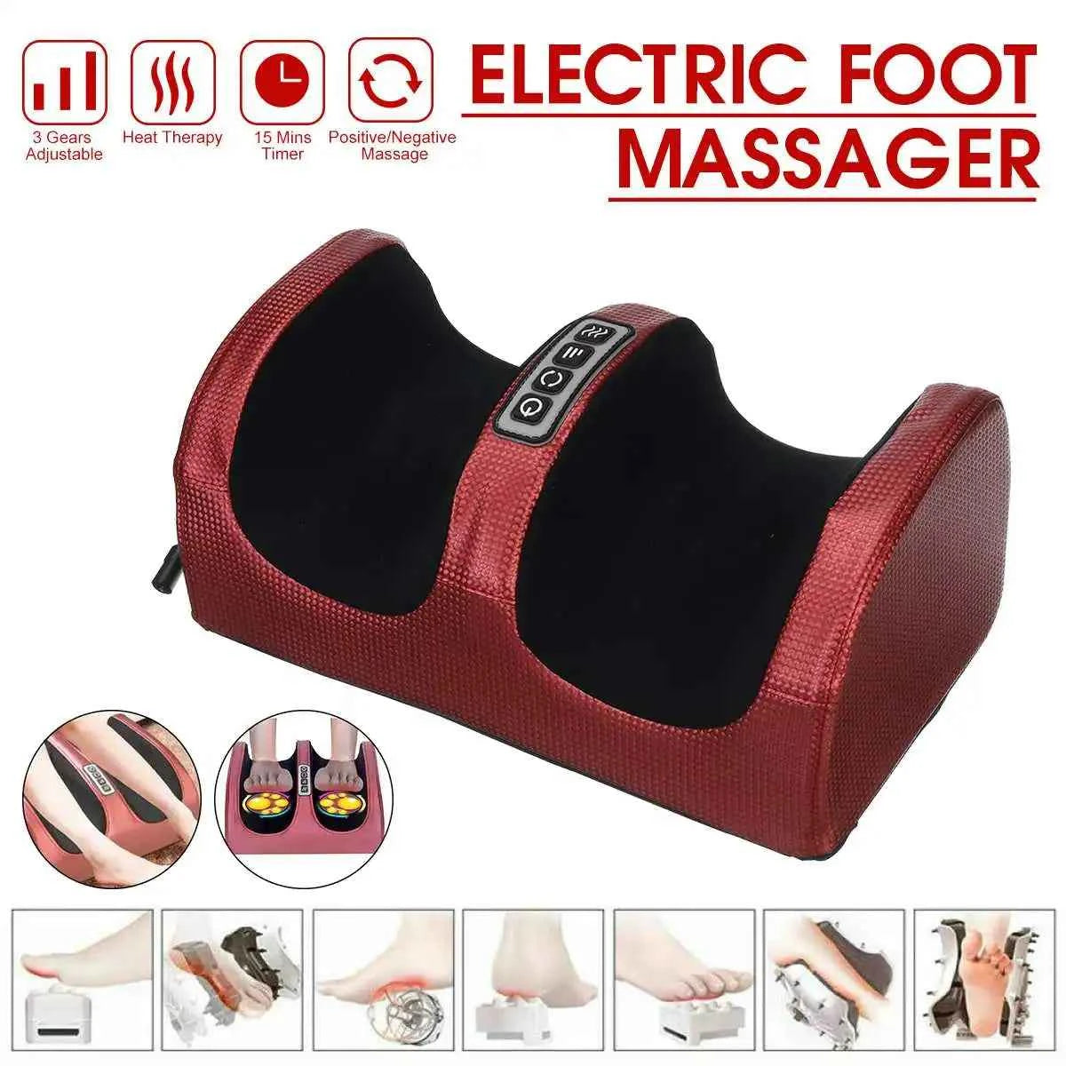 Shiatsu Foot Massage Machine with Heating Therapy – Relaxation for Feet & Legs