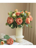 Elegant Silk Peony Stems – 2-Head Artificial Flowers for Décor