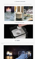 Colored Pearl Wax Candles - Non-Toxic, Reusable Home Decor