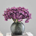 Elegant Silk Lotus Bouquet – 6-Head Artificial Flowers for Weddings & Decor