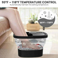 Collapsible Electric Foot Spa – Shiatsu Massage with Heat & Bubbles