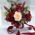 Romantic Silk Rose Bouquet – Timeless Wedding & Home Decor