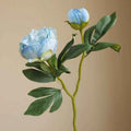 Elegant Silk Peony Stems – 2-Head Artificial Flowers for Décor