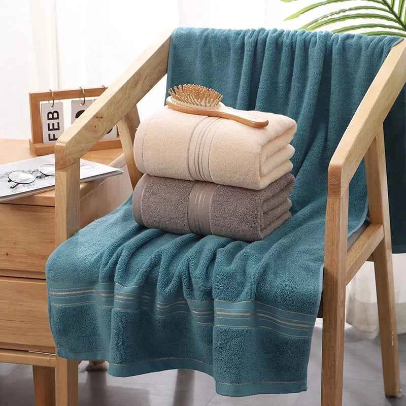 Luxury Handmade Turkish Cotton Bath Towel - Quick Dry Soft Style