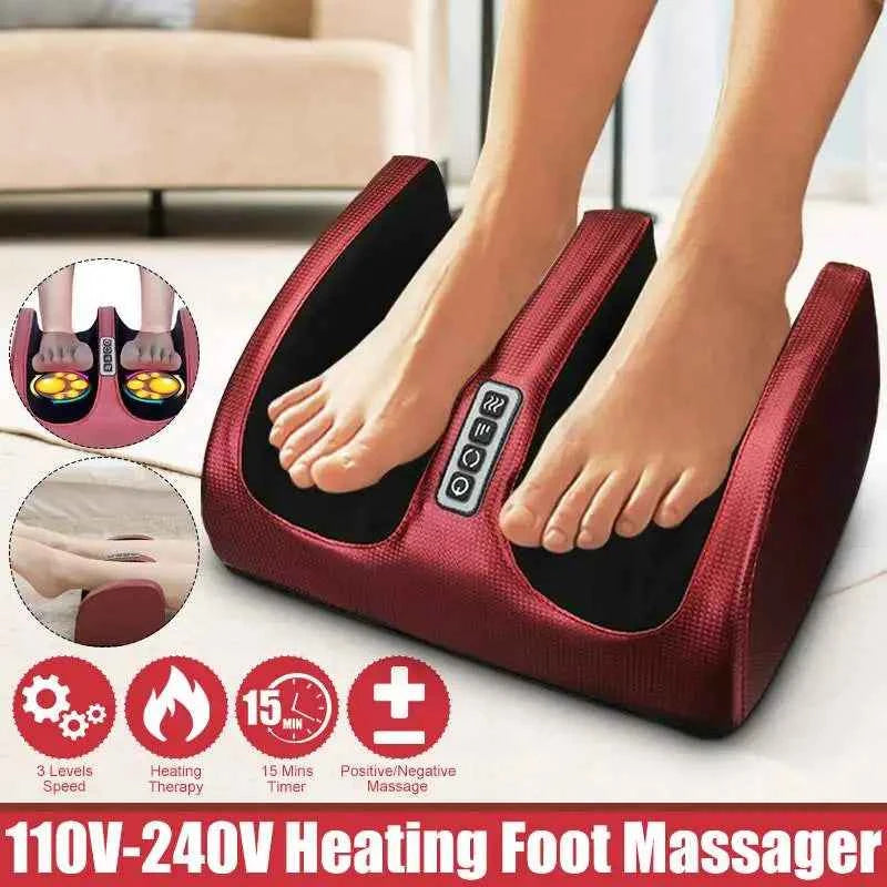 Shiatsu Foot Massage Machine with Heating Therapy – Relaxation for Feet & Legs