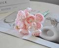 Elegant Silk Lotus Bouquet – 6-Head Artificial Flowers for Weddings & Decor
