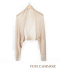 Spring Silk Cashmere Shawl – Lightweight Openwork Wrap with Sleeves