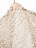 Spring Silk Cashmere Shawl – Lightweight Openwork Wrap with Sleeves