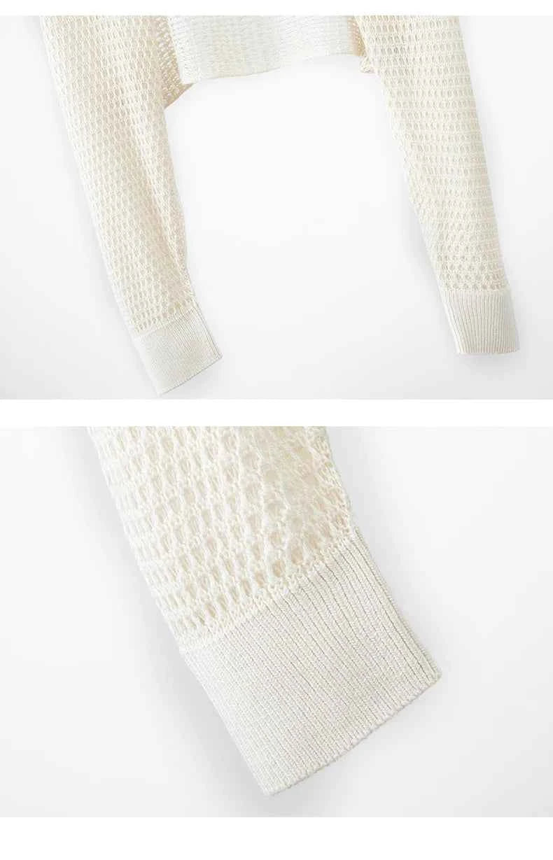 Spring Silk Cashmere Shawl – Lightweight Openwork Wrap with Sleeves