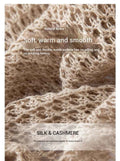 Spring Silk Cashmere Shawl – Lightweight Openwork Wrap with Sleeves