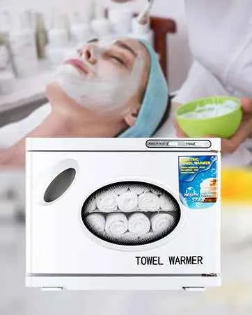 Luxury LED Towel Warmer Cabinet – 2-in-1 Professional Spa-Style Comfort