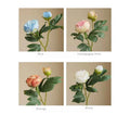 Elegant Silk Peony Stems – 2-Head Artificial Flowers for Décor