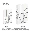 Paris Fashion Black & White Decorative Fake Books – Coffee Table Decor
