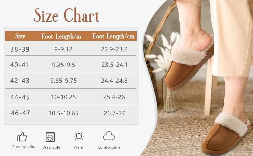 Cozy Women's Fluffy Faux Fur Slippers for Winter Comfort