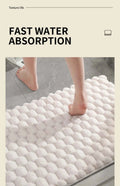 Granular Plush Memory Foam Bath Mat – Soft, Absorbent, and Non-Slip Comfort