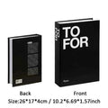 Paris Fashion Black & White Decorative Fake Books – Coffee Table Decor