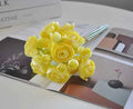 Elegant Silk Lotus Bouquet – 6-Head Artificial Flowers for Weddings & Decor