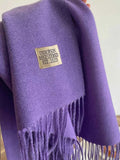 Warm Winter Cashmere Scarf – Fashionable Double-Sided Shawl Wrap