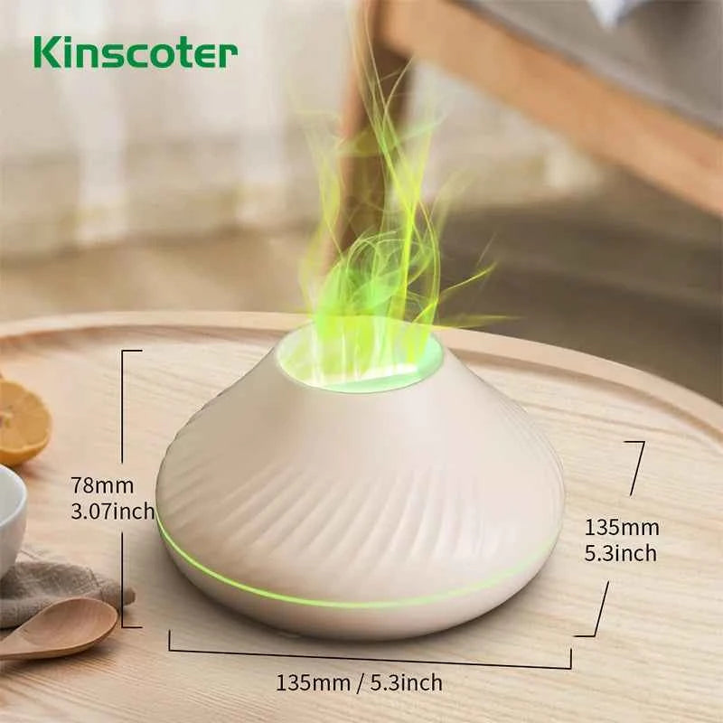Volcanic Aroma Diffuser - Portable USB Humidifier & Night Light