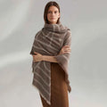 Luxury Cashmere Plaid Scarf – Stylish Four-Season Wrap