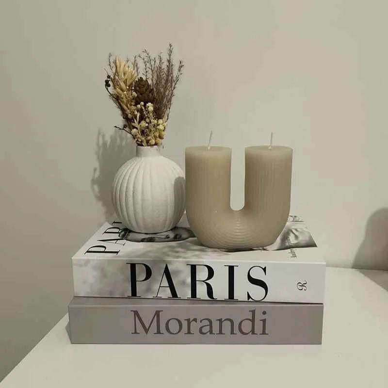 Paris Fashion Black & White Decorative Fake Books – Coffee Table Decor