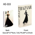 Paris Fashion Black & White Decorative Fake Books – Coffee Table Decor