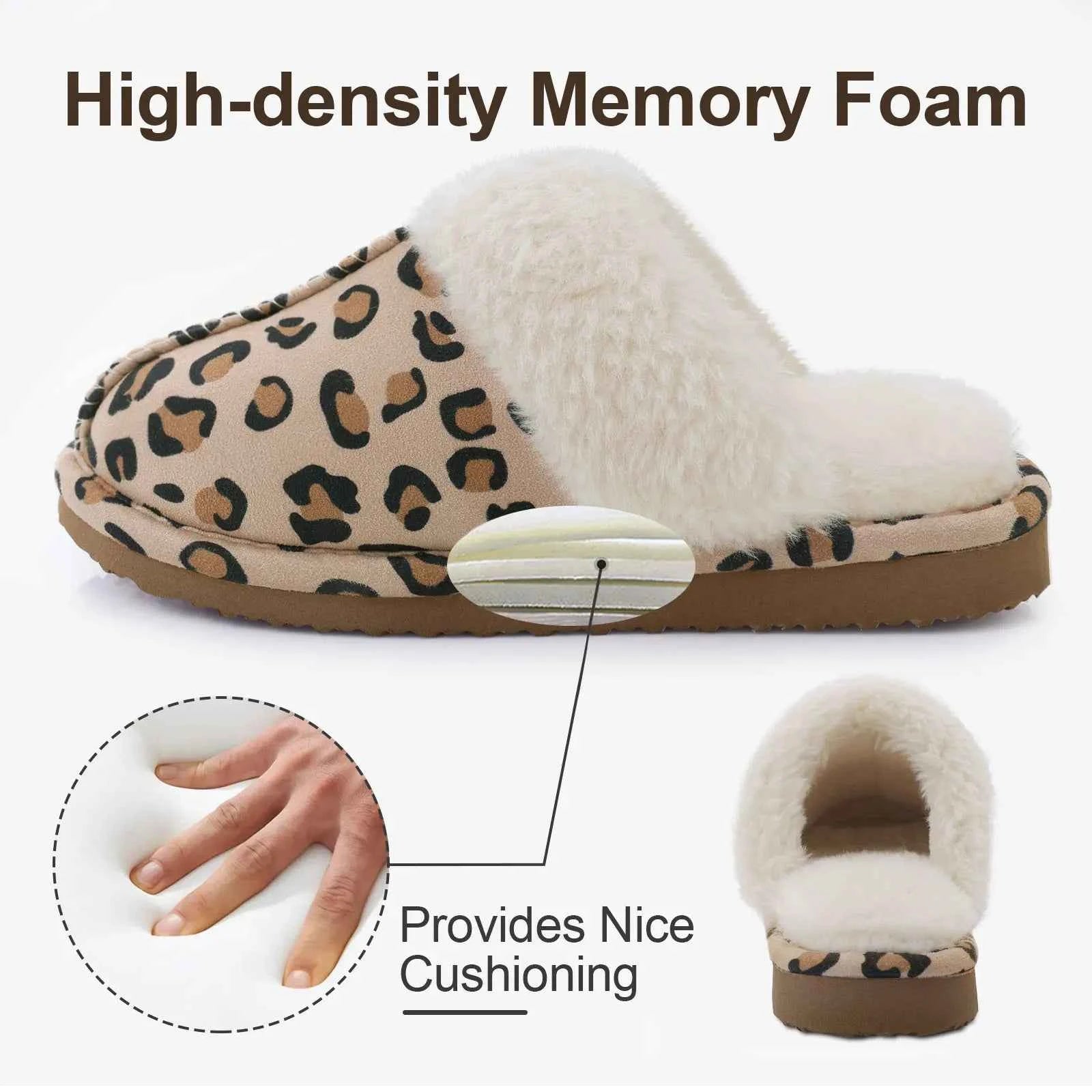 Cozy Women's Fluffy Faux Fur Slippers for Winter Comfort