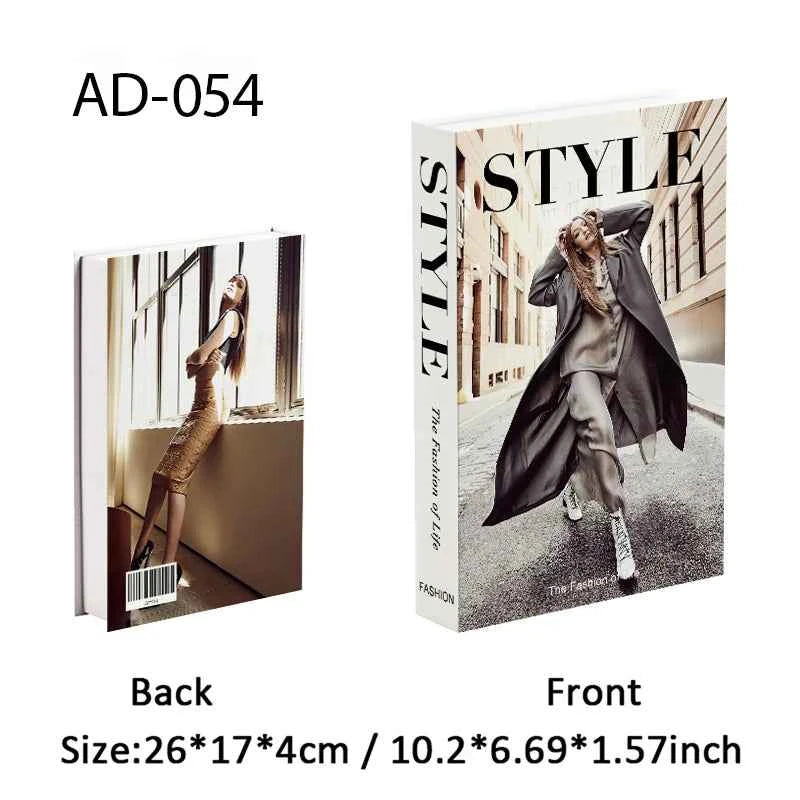 Paris Fashion Black & White Decorative Fake Books – Coffee Table Decor