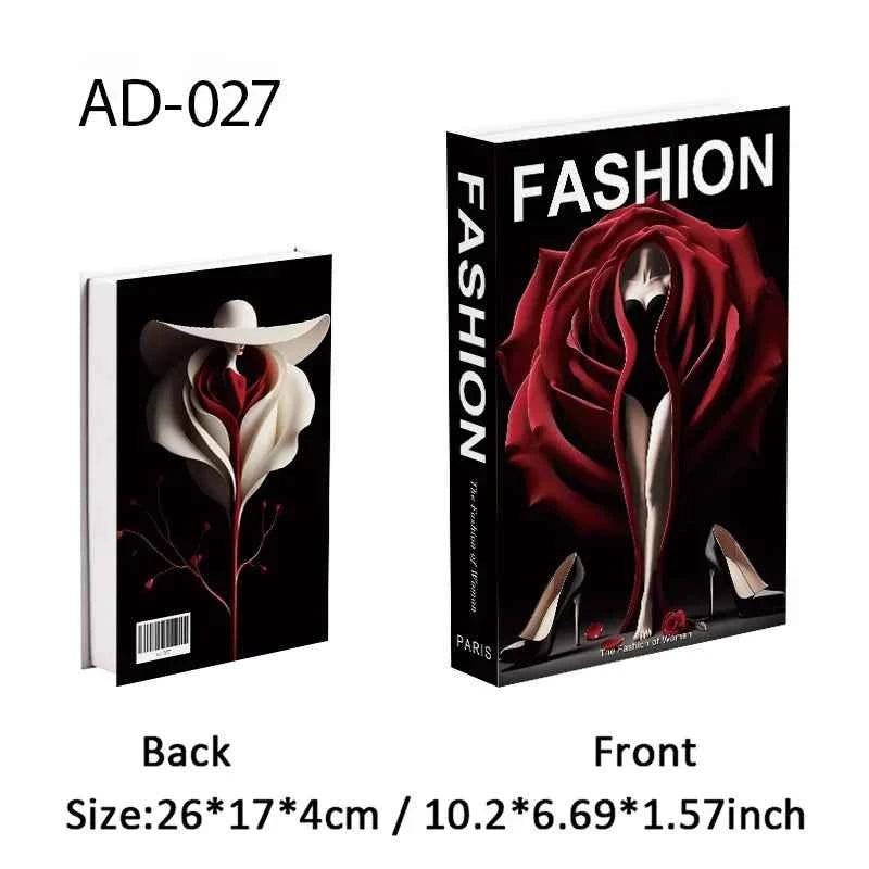Paris Fashion Black & White Decorative Fake Books – Coffee Table Decor
