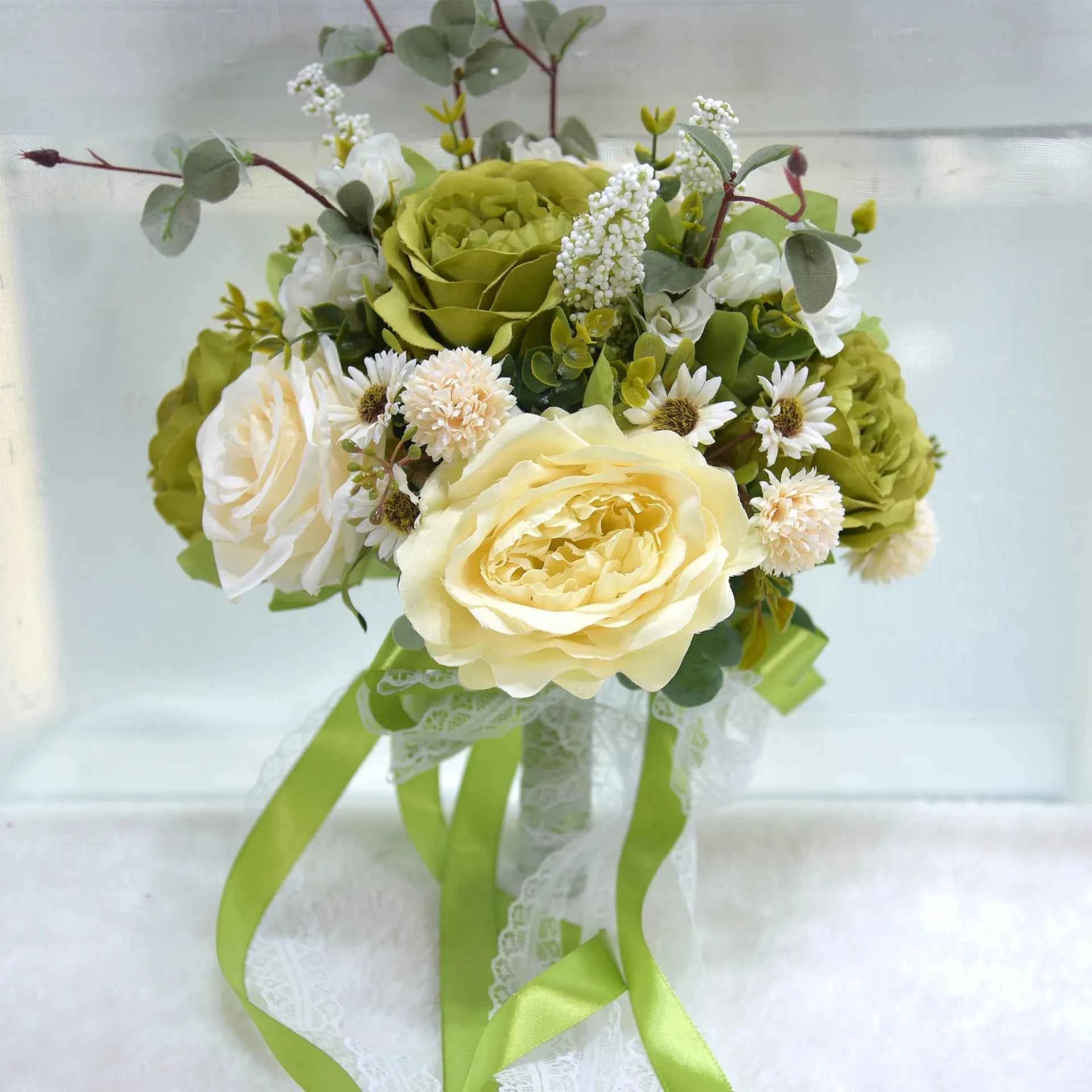 Romantic Silk Rose Bouquet – Timeless Wedding & Home Decor