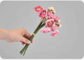 Elegant Silk Lotus Bouquet – 6-Head Artificial Flowers for Weddings & Decor