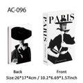 Paris Fashion Black & White Decorative Fake Books – Coffee Table Decor