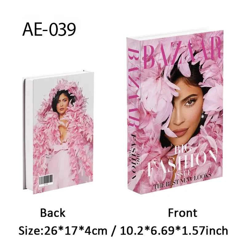 Paris Fashion Black & White Decorative Fake Books – Coffee Table Decor