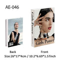 Paris Fashion Black & White Decorative Fake Books – Coffee Table Decor