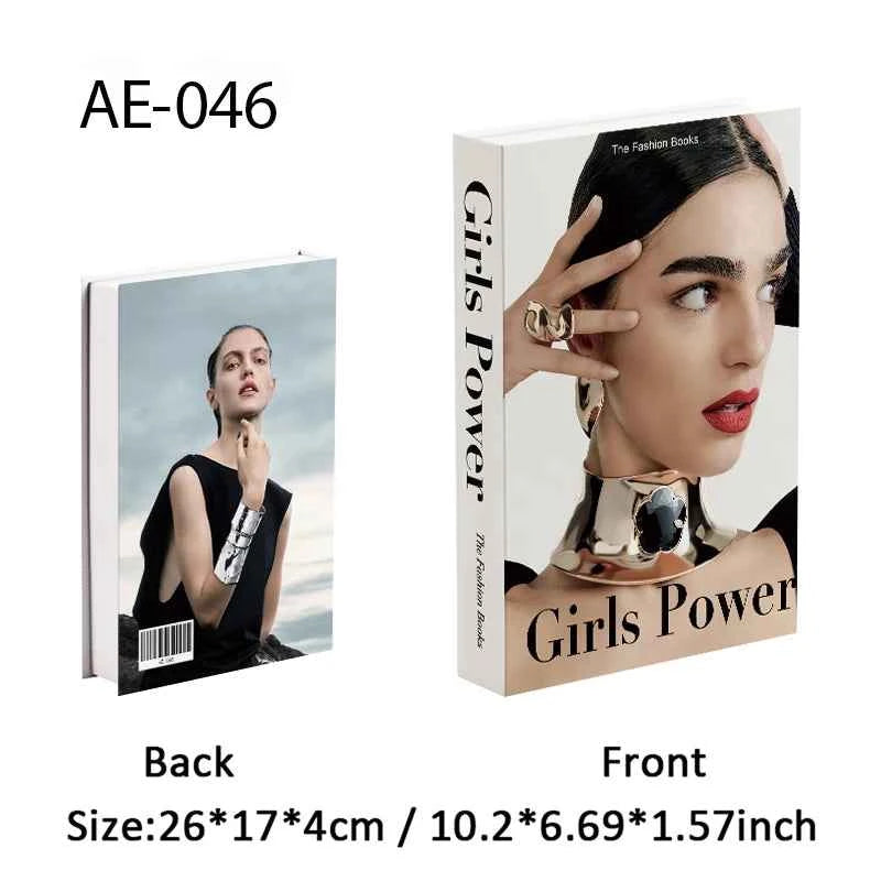 Paris Fashion Black & White Decorative Fake Books – Coffee Table Decor
