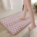 Granular Plush Memory Foam Bath Mat – Soft, Absorbent, and Non-Slip Comfort