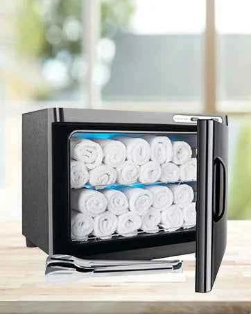 Luxury LED Towel Warmer Cabinet – 2-in-1 Professional Spa-Style Comfort