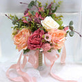 Romantic Silk Rose Bouquet – Timeless Wedding & Home Decor