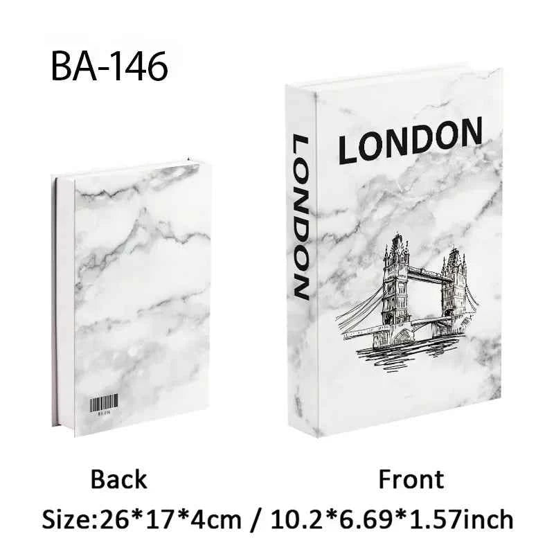 Paris Fashion Black & White Decorative Fake Books – Coffee Table Decor