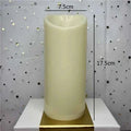 Flameless LED Flickering Tea Light Candles - Battery Powered Christmas Decor
